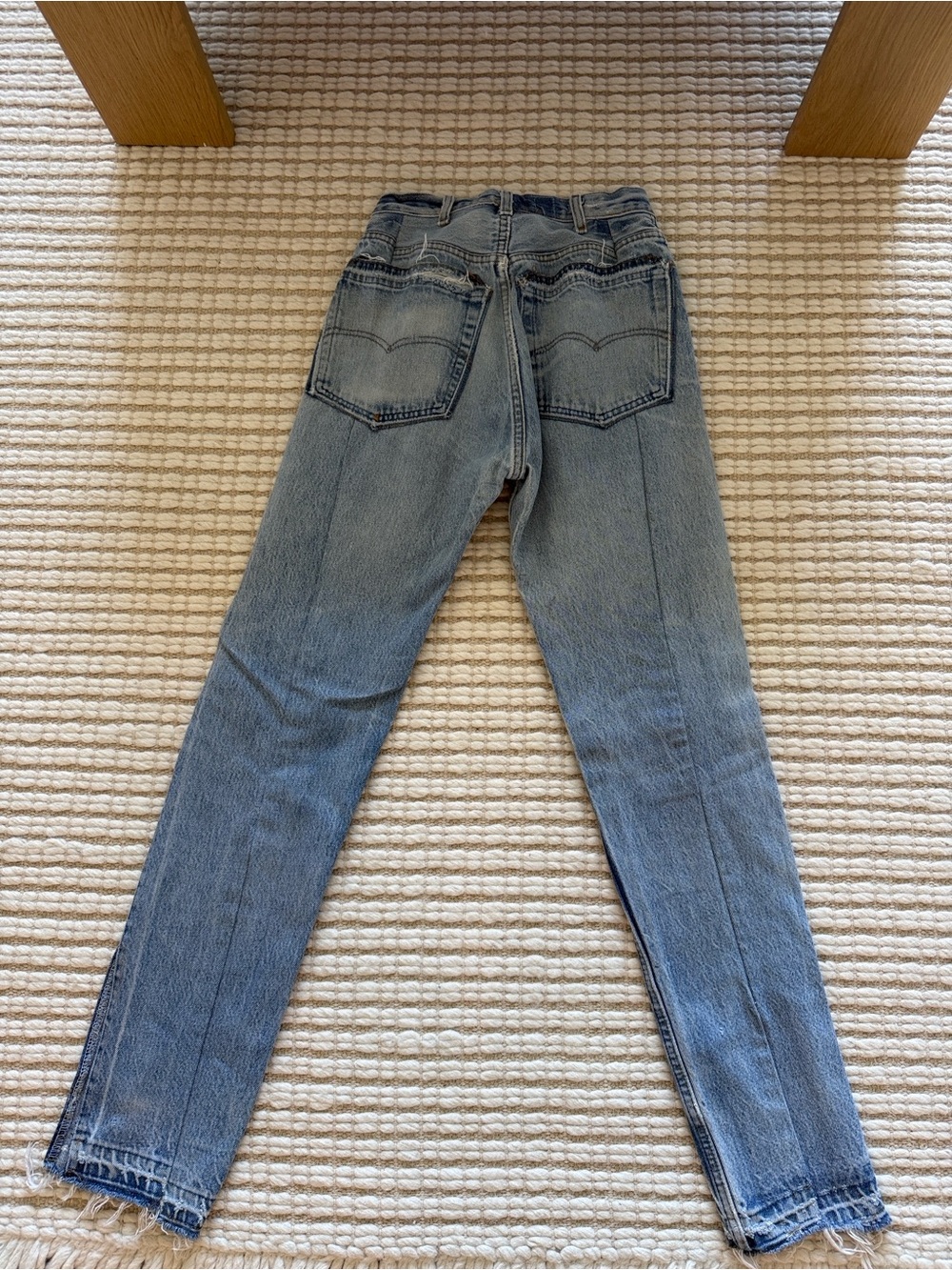 EB Denim Light Blue High-Rise Straight Jeans - Picture 8 of 8